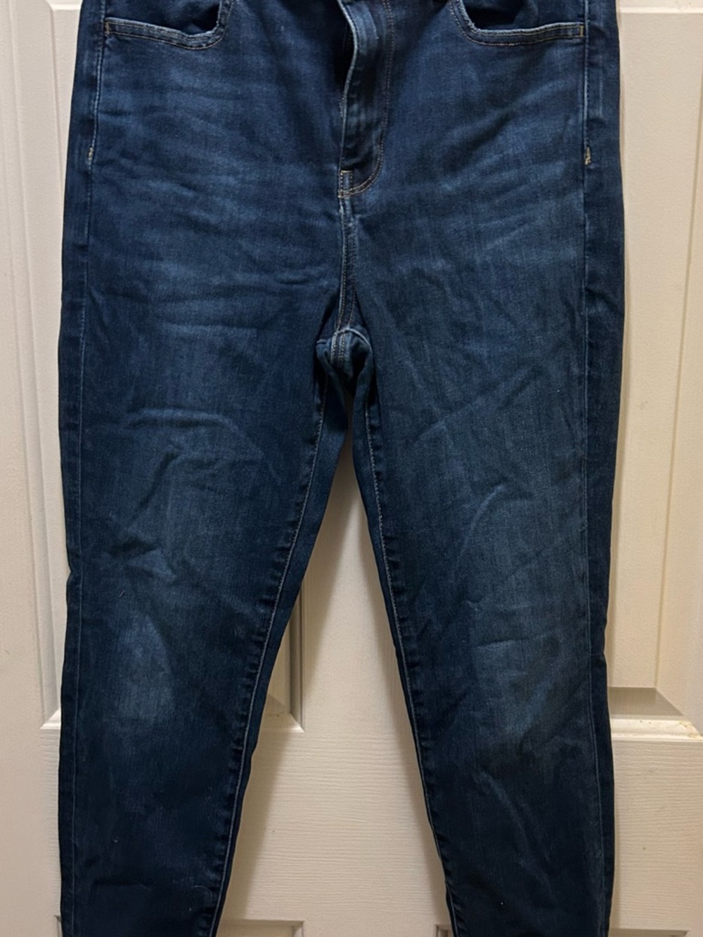 American Eagle Outfitters Dark Indigo High-Rise Jeans